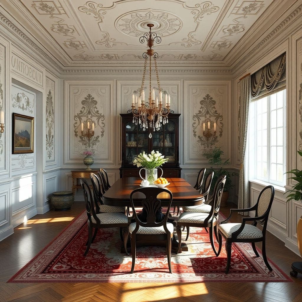 Traditional Dining Room design example 1