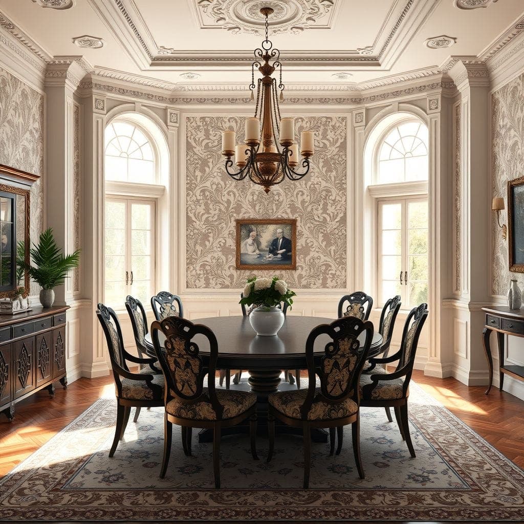 Traditional Dining Room design example 3