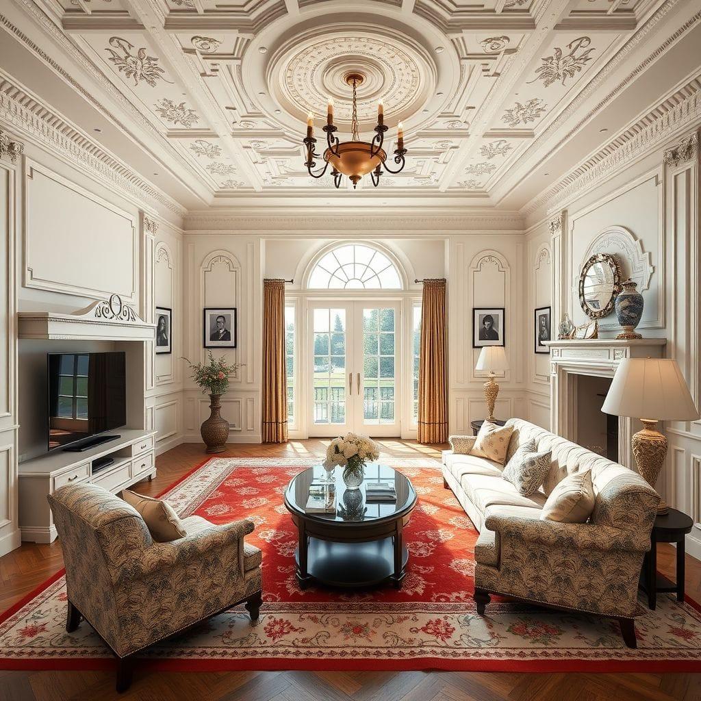 Traditional Entertainment Room design example 1