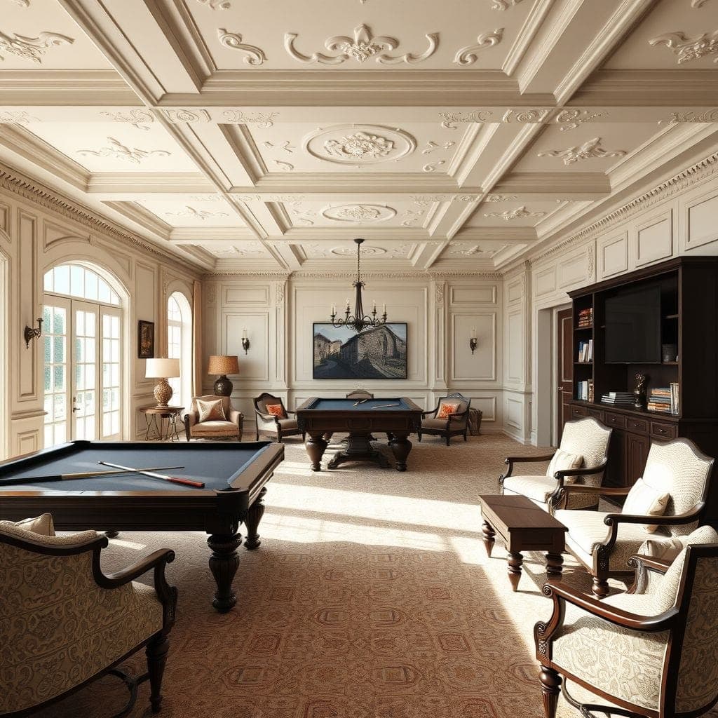 Traditional Game Room design example 3