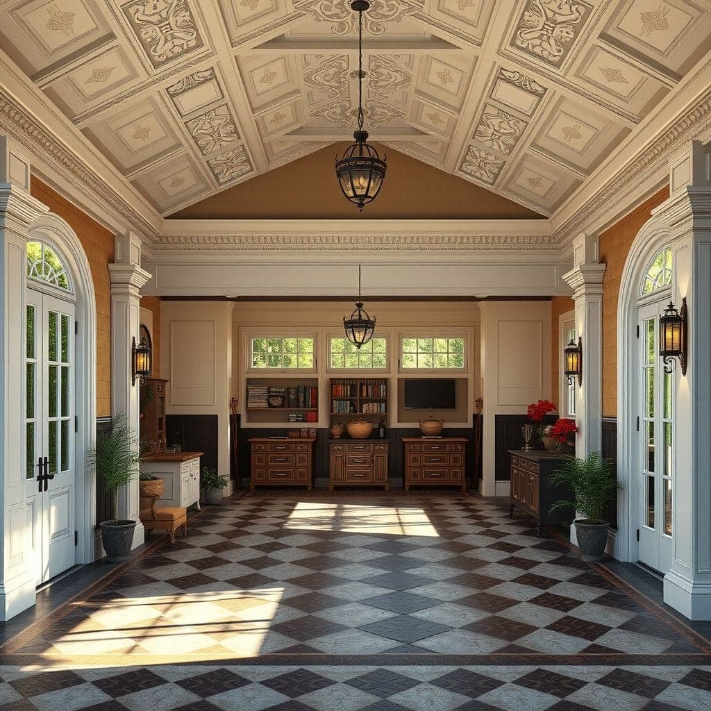 Traditional Garage design example 2