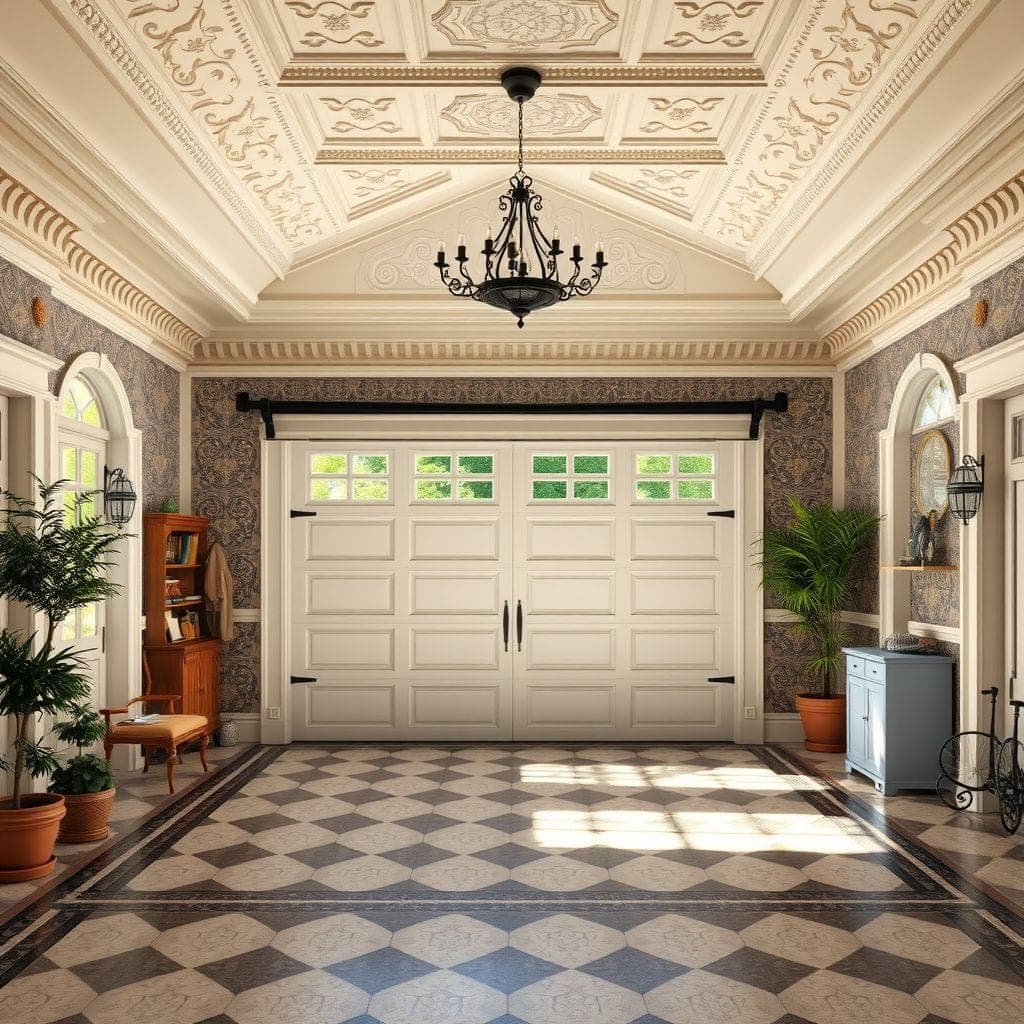 Traditional Garage design example 4
