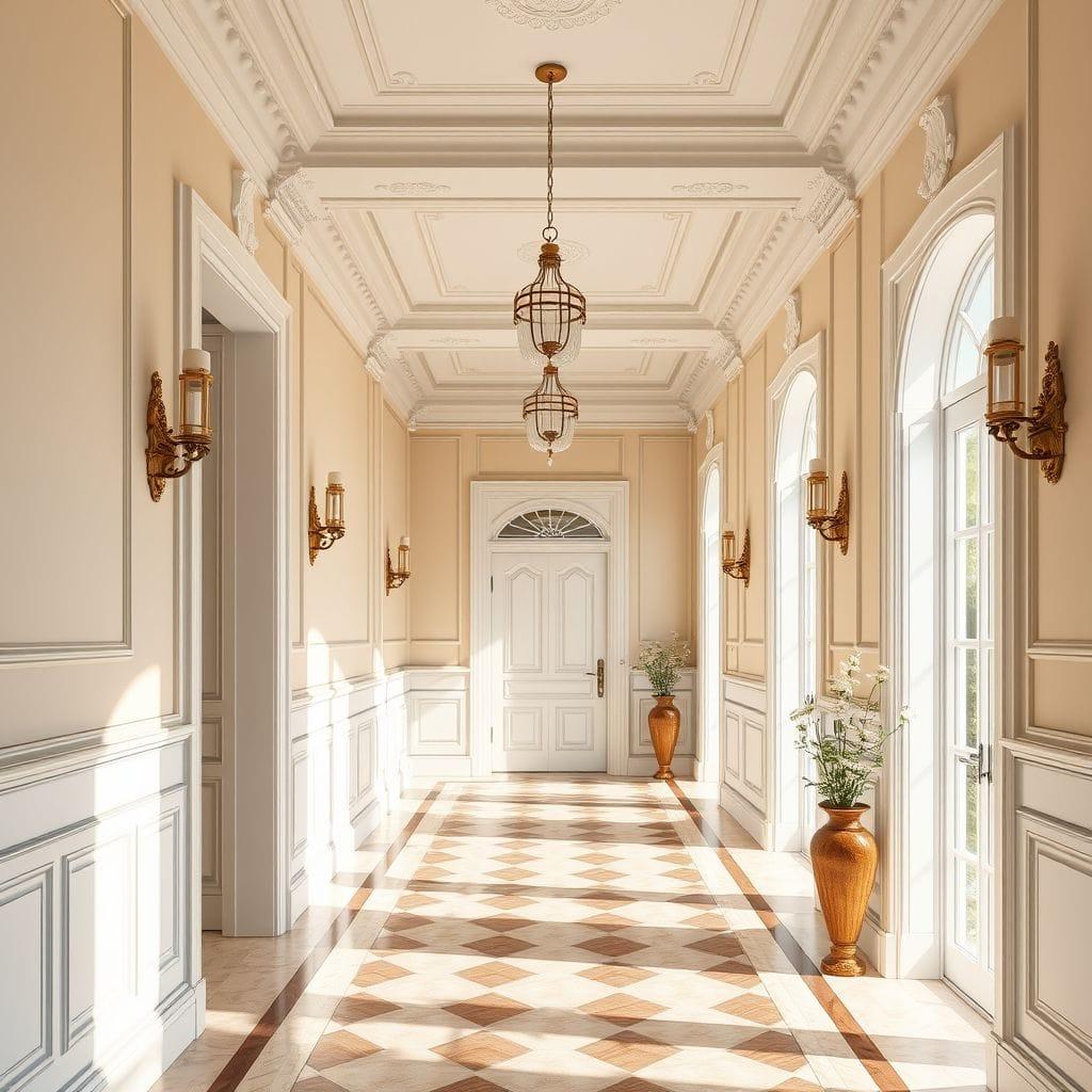 Traditional Hallway design example 3