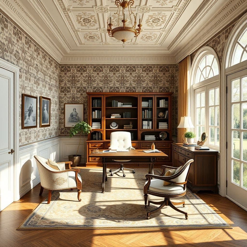 Traditional Home Office design example 2