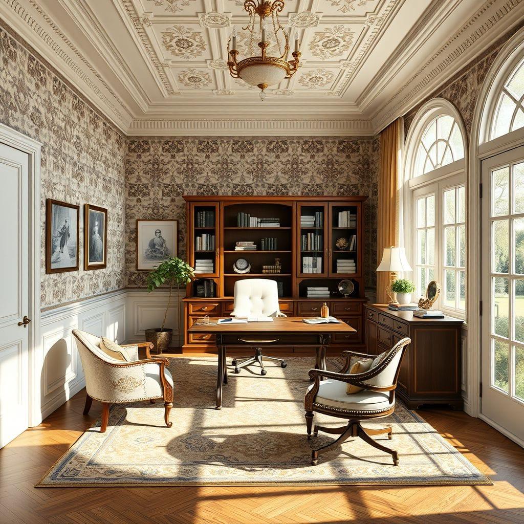 Traditional Home Office design example 2