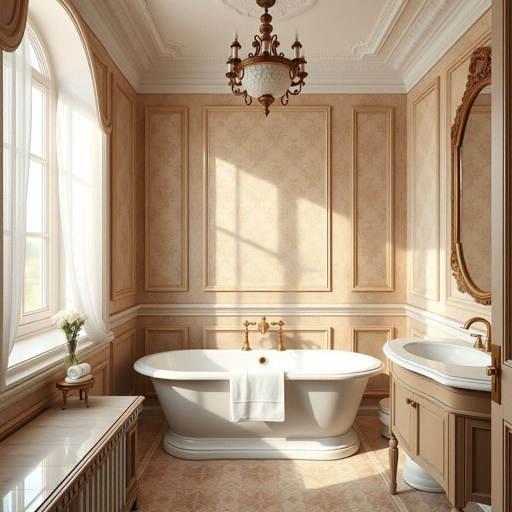 Traditional Hotel Bathroom design example 3