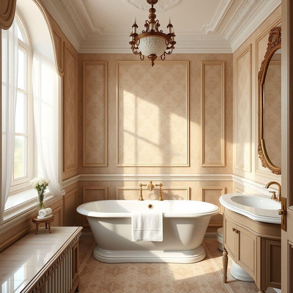 Traditional Hotel Bathroom design example 3