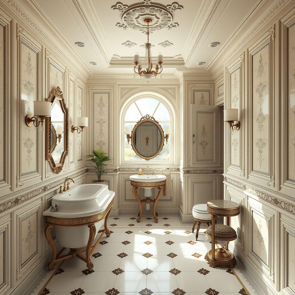 Traditional Hotel Bathroom design example 4