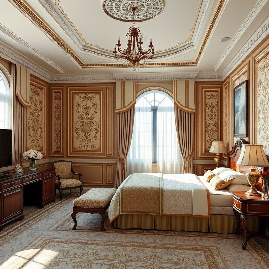Traditional Hotel Room design example 1