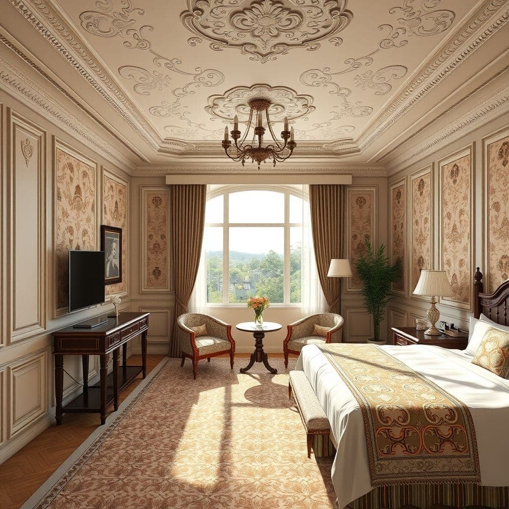 Traditional Hotel Room design example 3