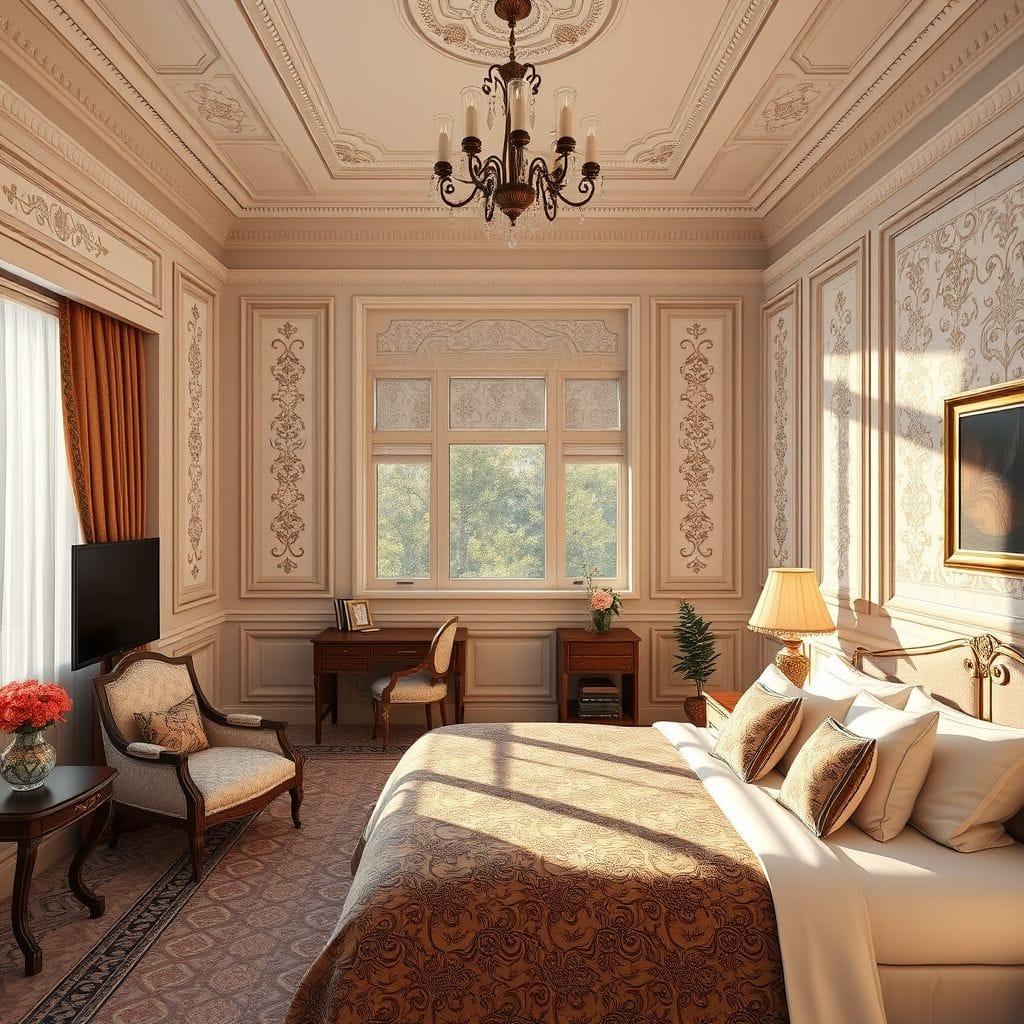 Traditional Hotel Room design example 4