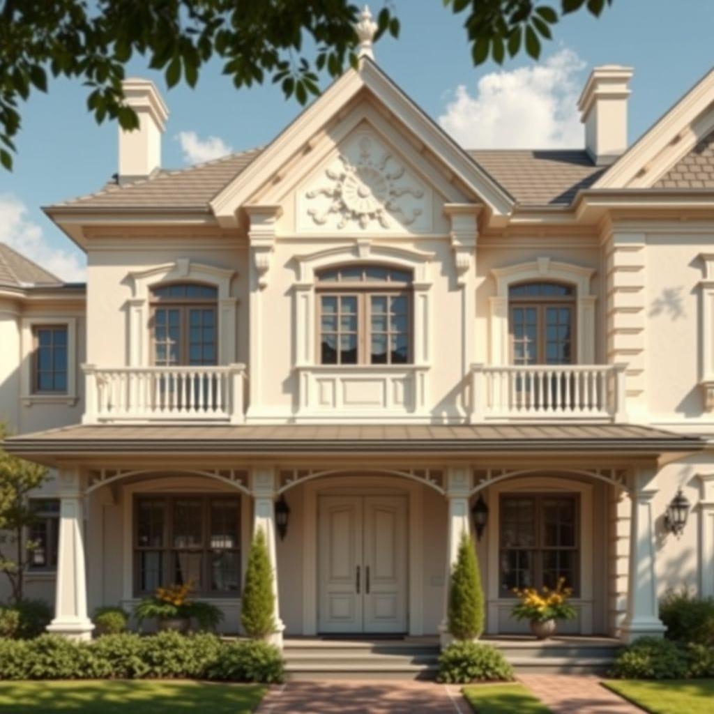 Traditional House Exterior design example 2