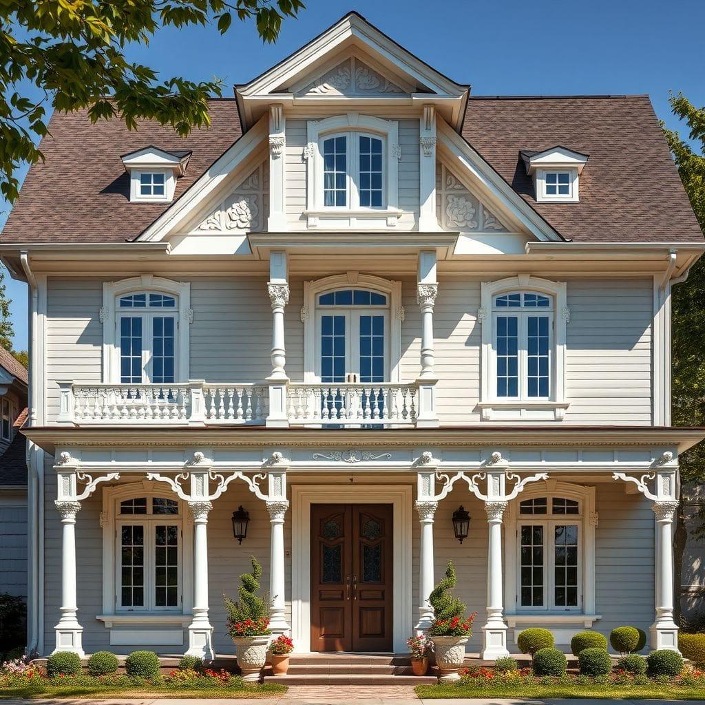 Traditional House Exterior design example 4