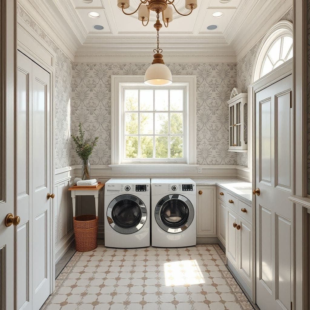 Traditional Laundry Room design example 3