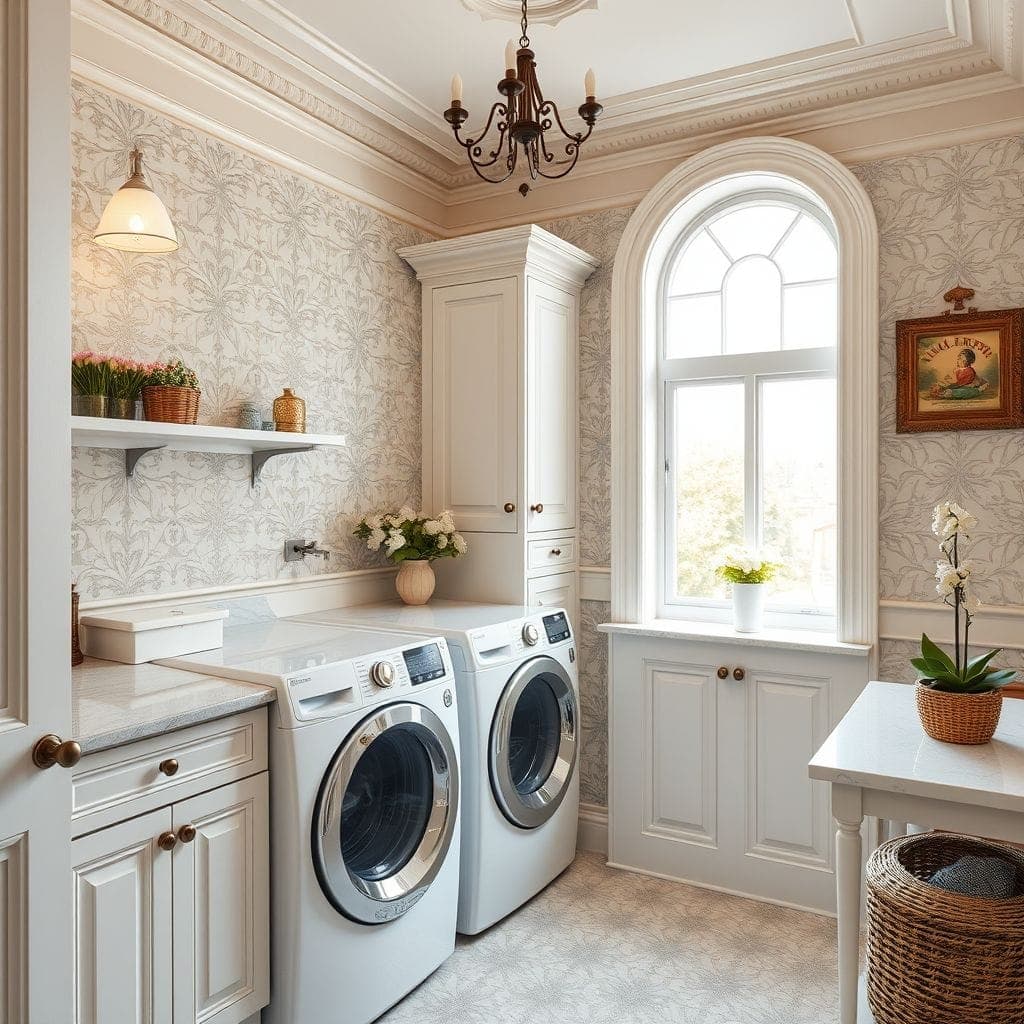 Traditional Laundry Room design example 4