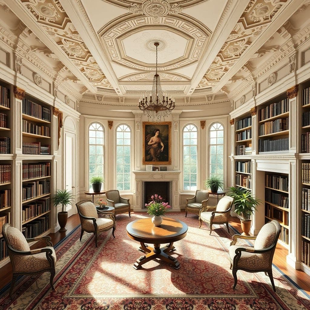 Traditional Library design example 1