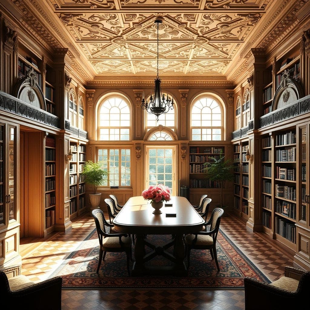 Traditional Library design example 2