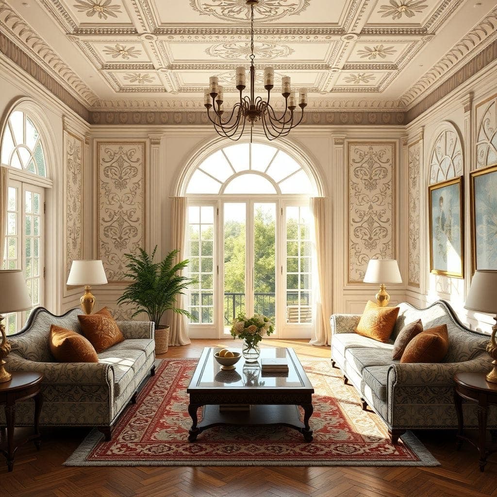 Traditional Living Room design example 1