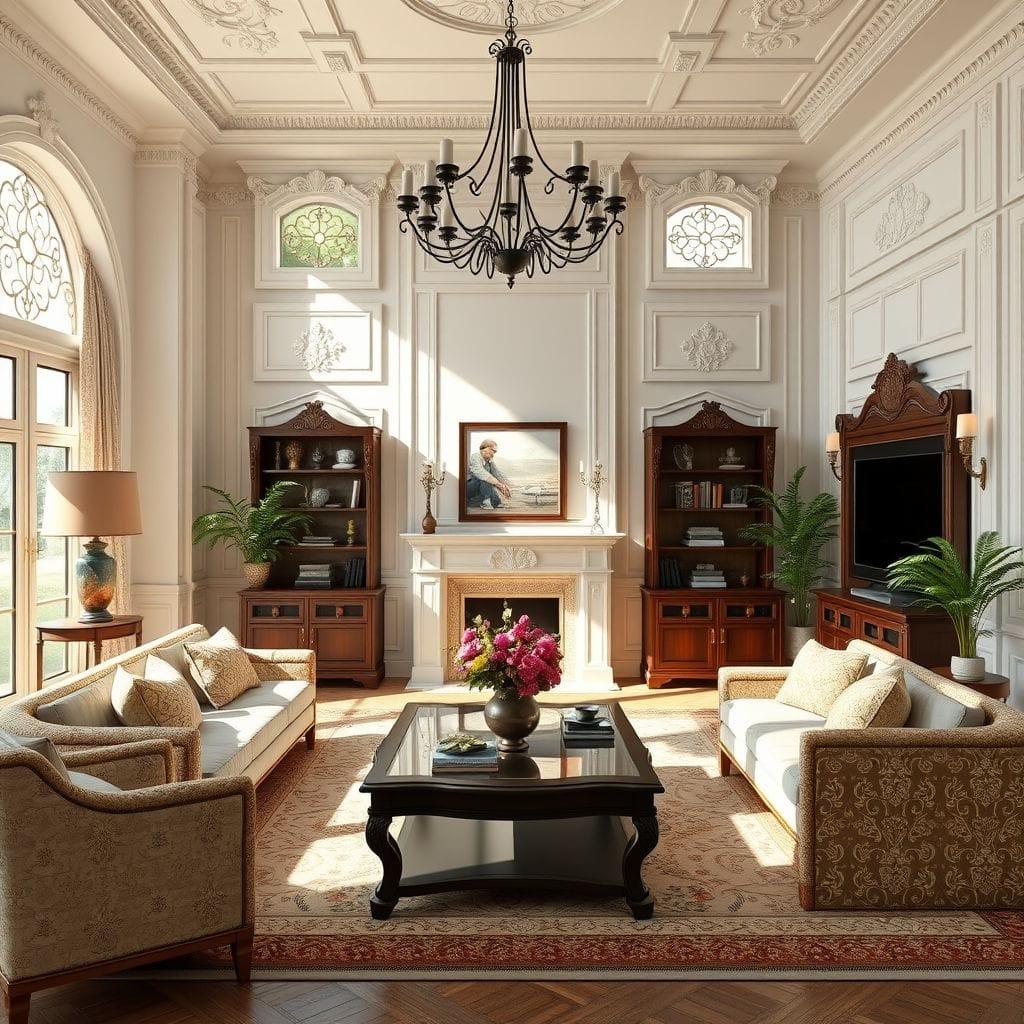 Traditional Living Room design example 3