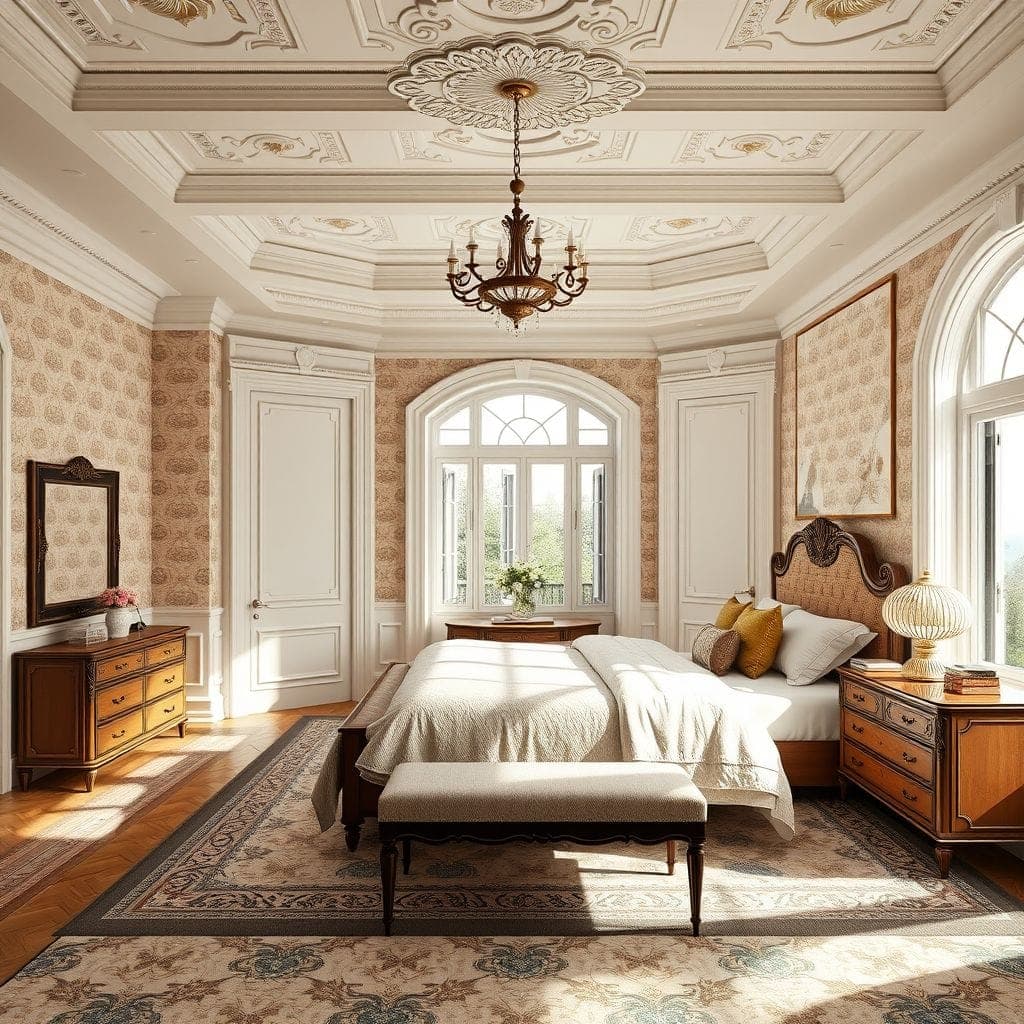 Traditional Master Bedroom design example 1