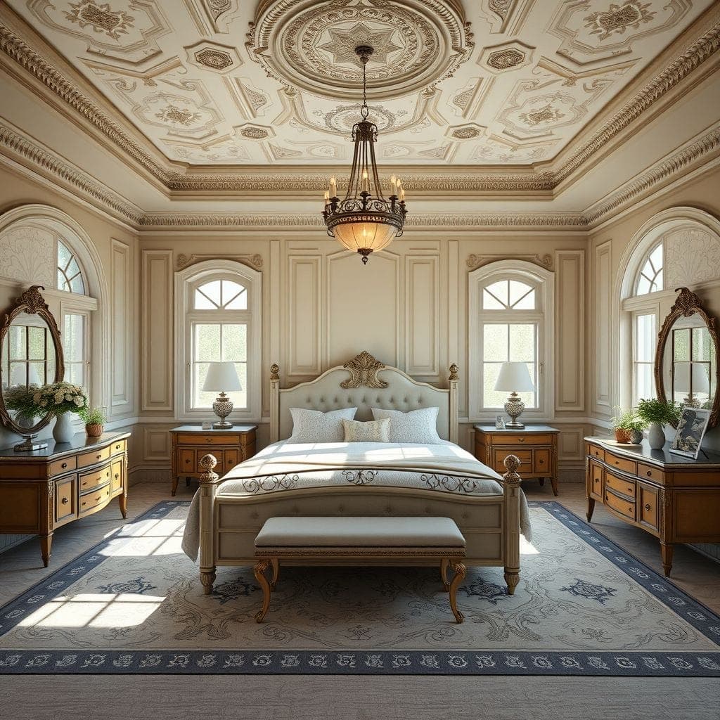 Traditional Master Bedroom design example 4