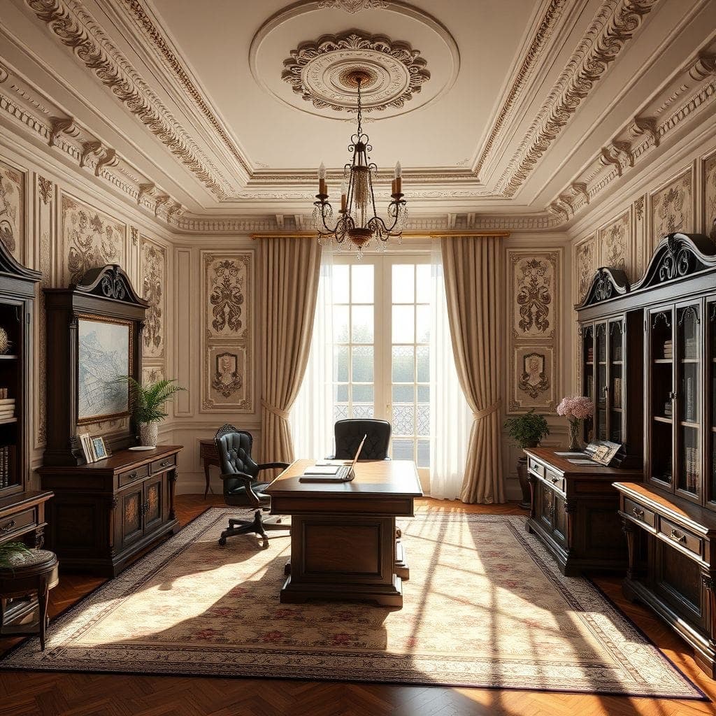 Traditional Office design example 1
