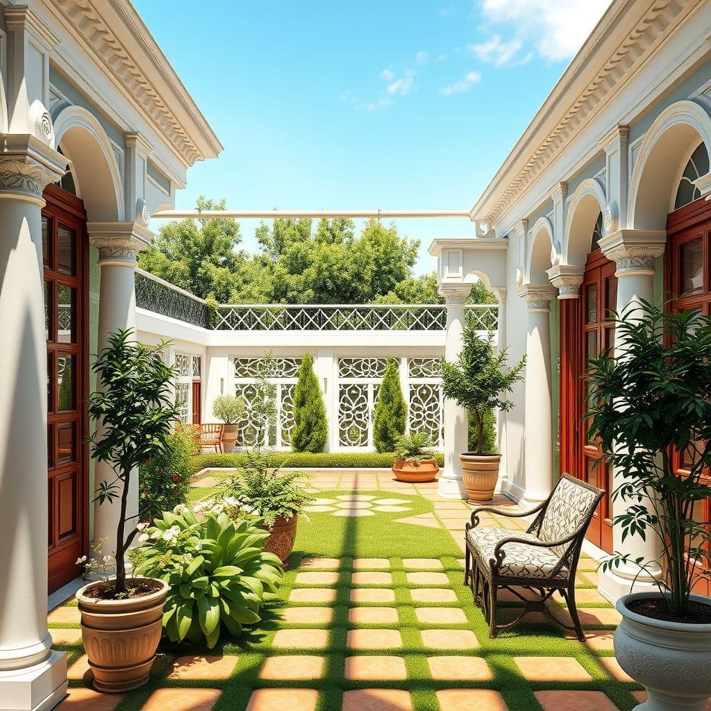 Traditional Outdoor Garden design example 2