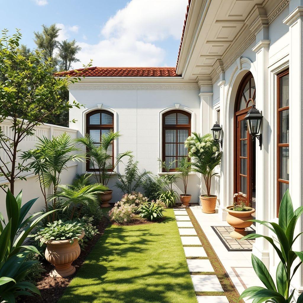 Traditional Outdoor Garden design example 3