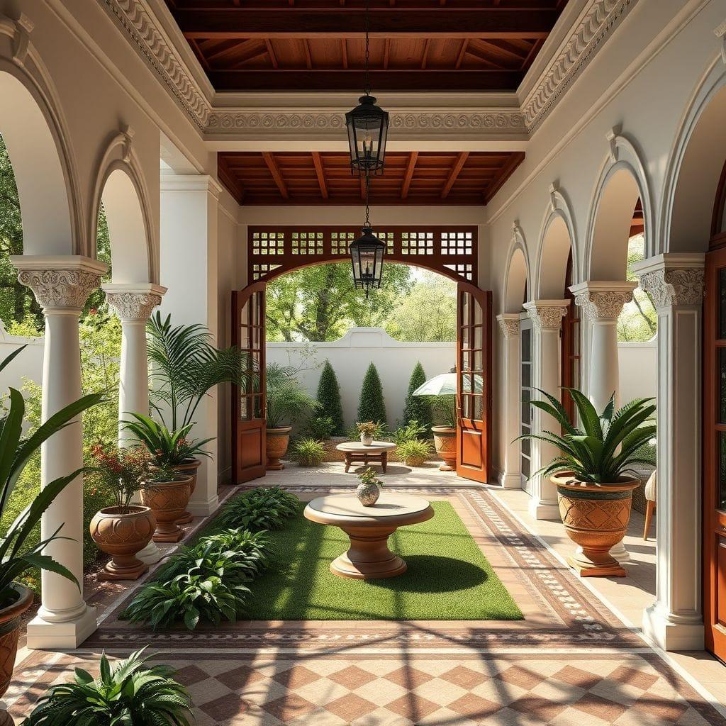 Traditional Outdoor Garden design example 4