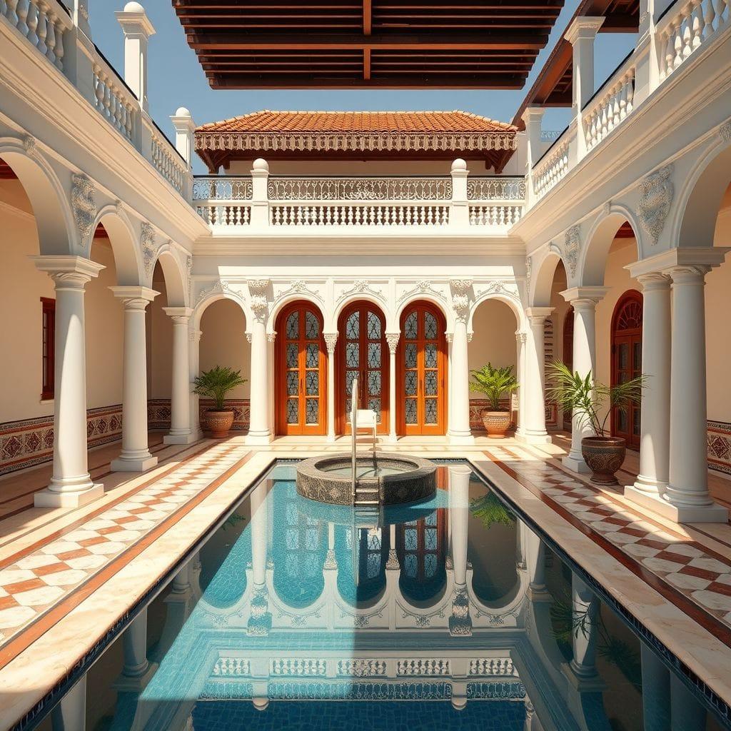 Traditional Outdoor Pool Area design example 2
