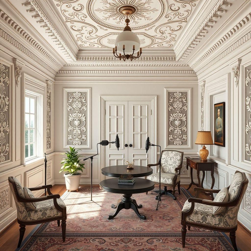 Traditional Podcast Studio design example 4