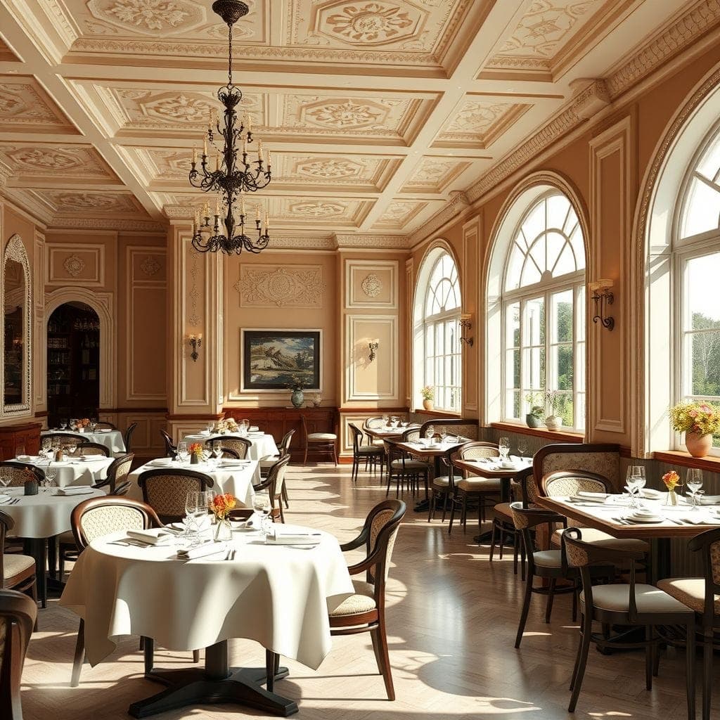 Traditional Restaurant design example 2