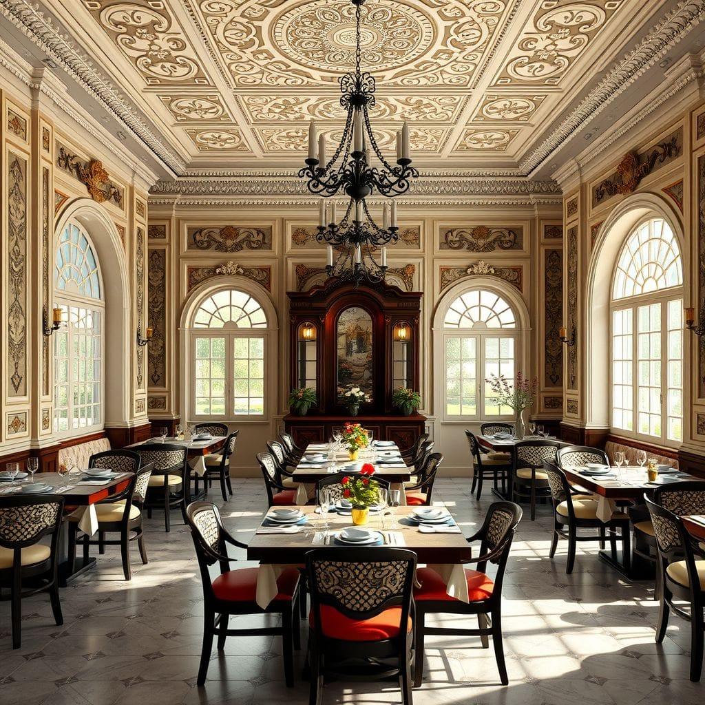 Traditional Restaurant design example 3
