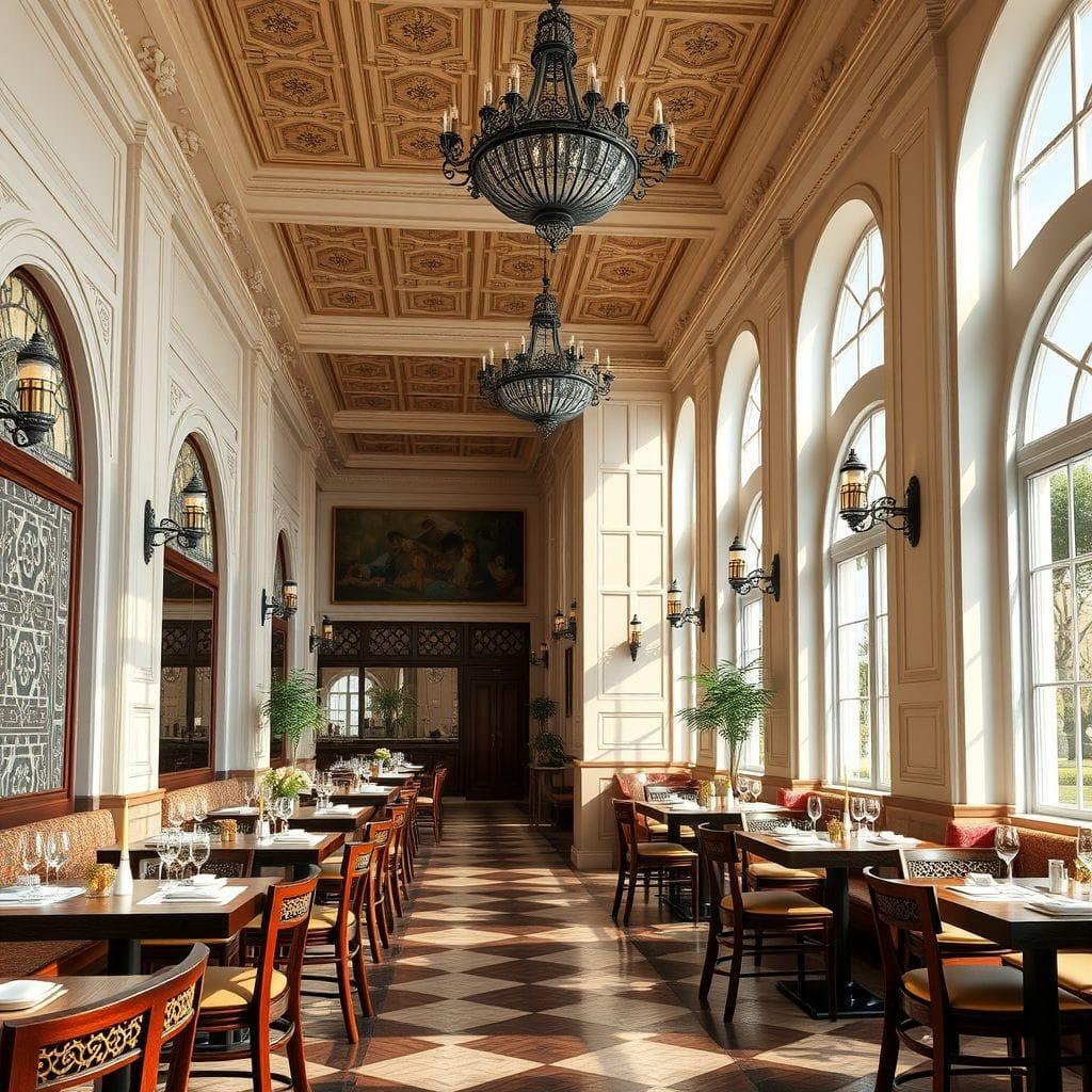 Traditional Restaurant design example 4