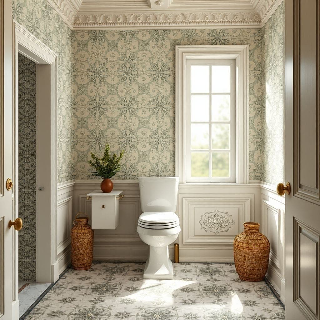 Traditional Toilet design example 1