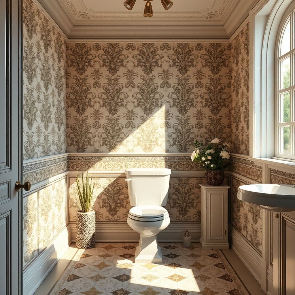Traditional Toilet design example 2