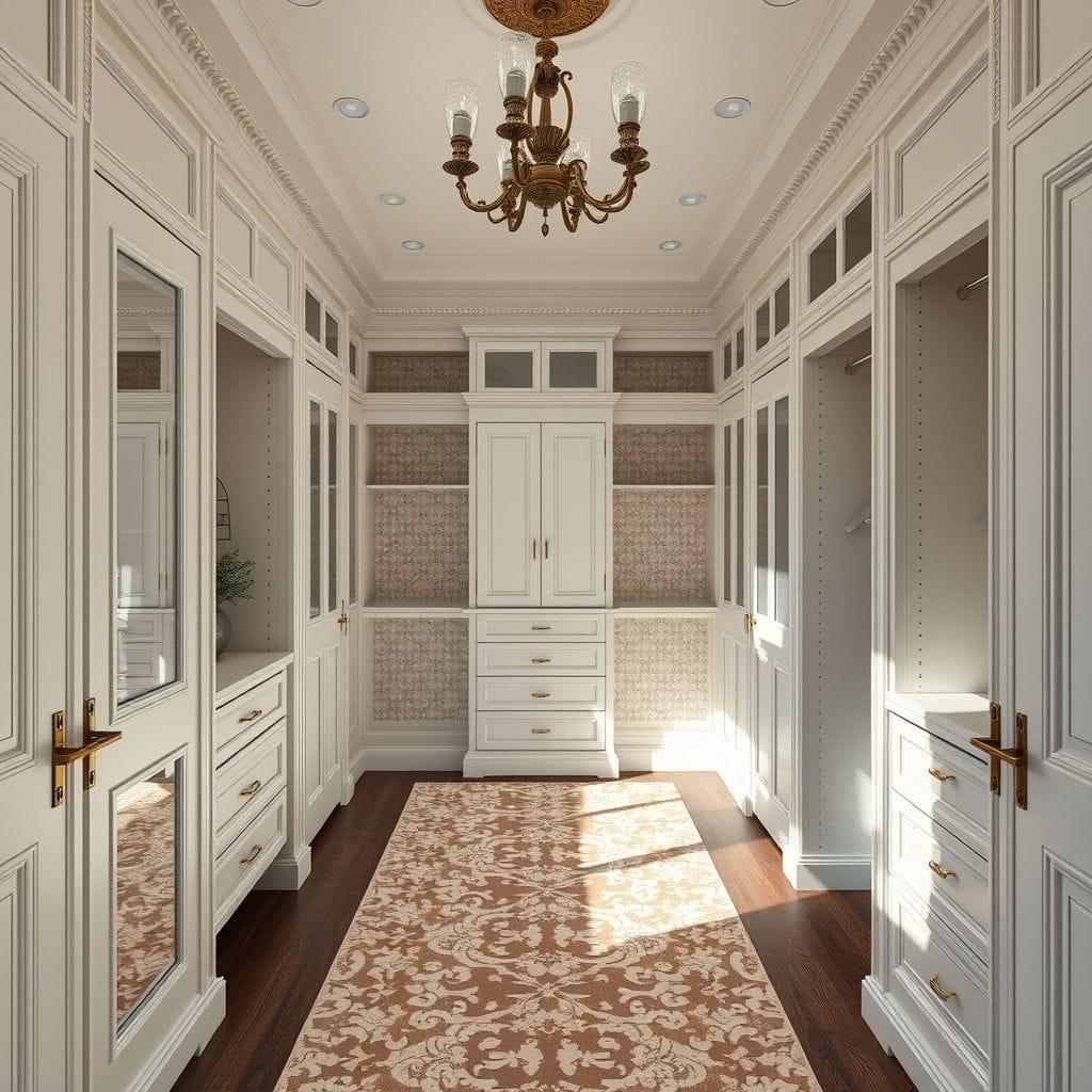 Traditional Walk-in Closet design example 1