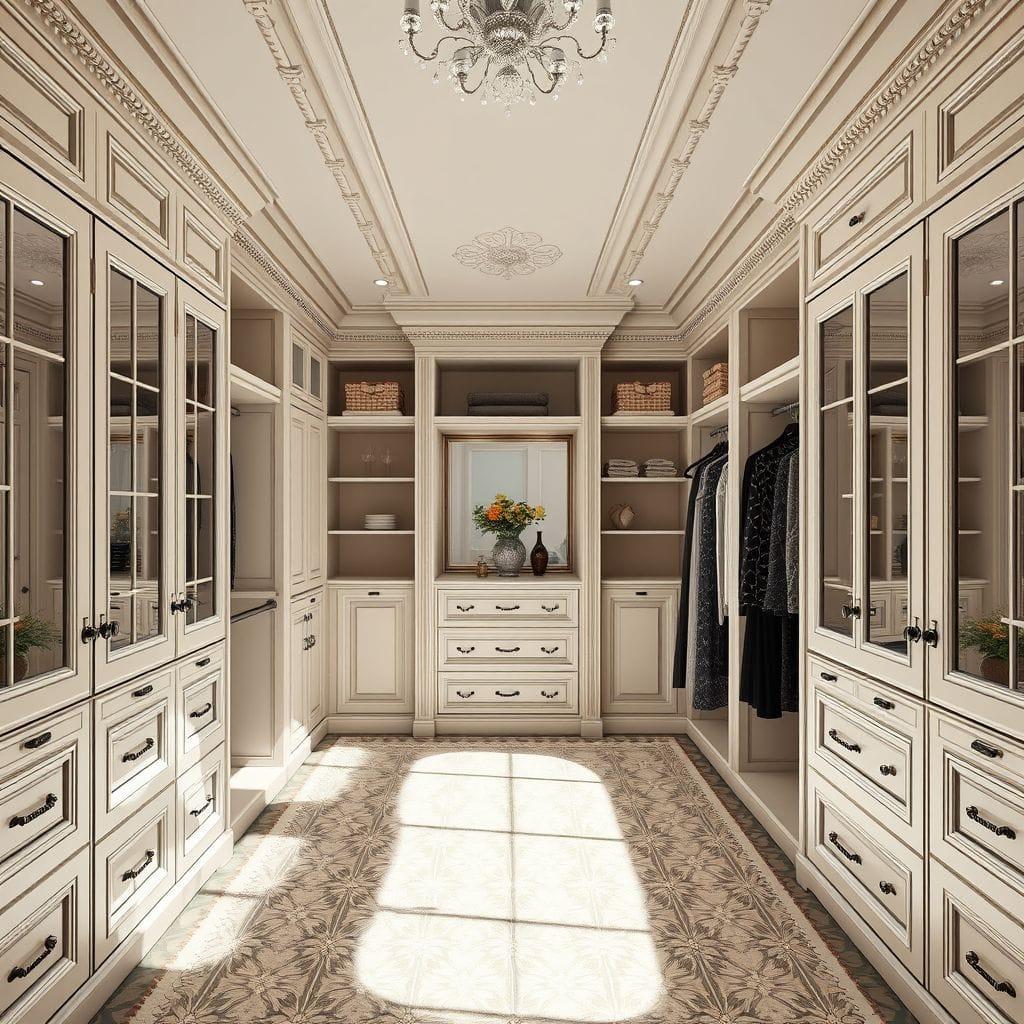 Traditional Walk-in Closet design example 2