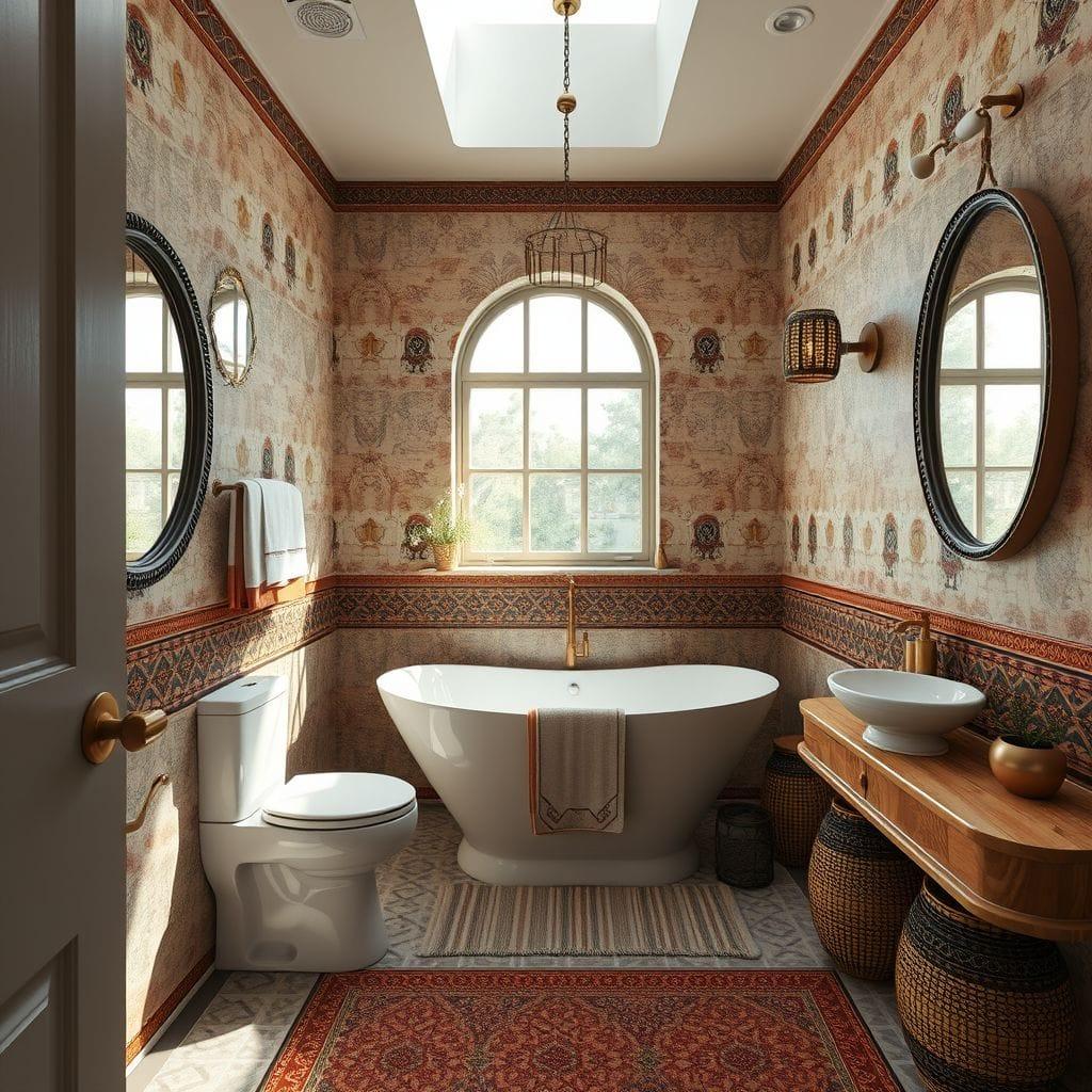 Tribal Bathroom design example 4