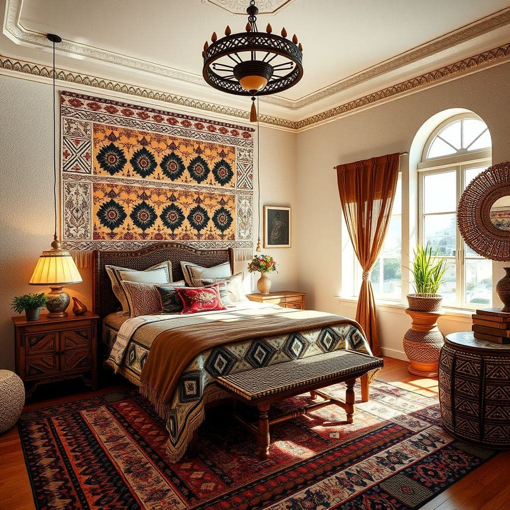 Tribal Bedroom design example 1