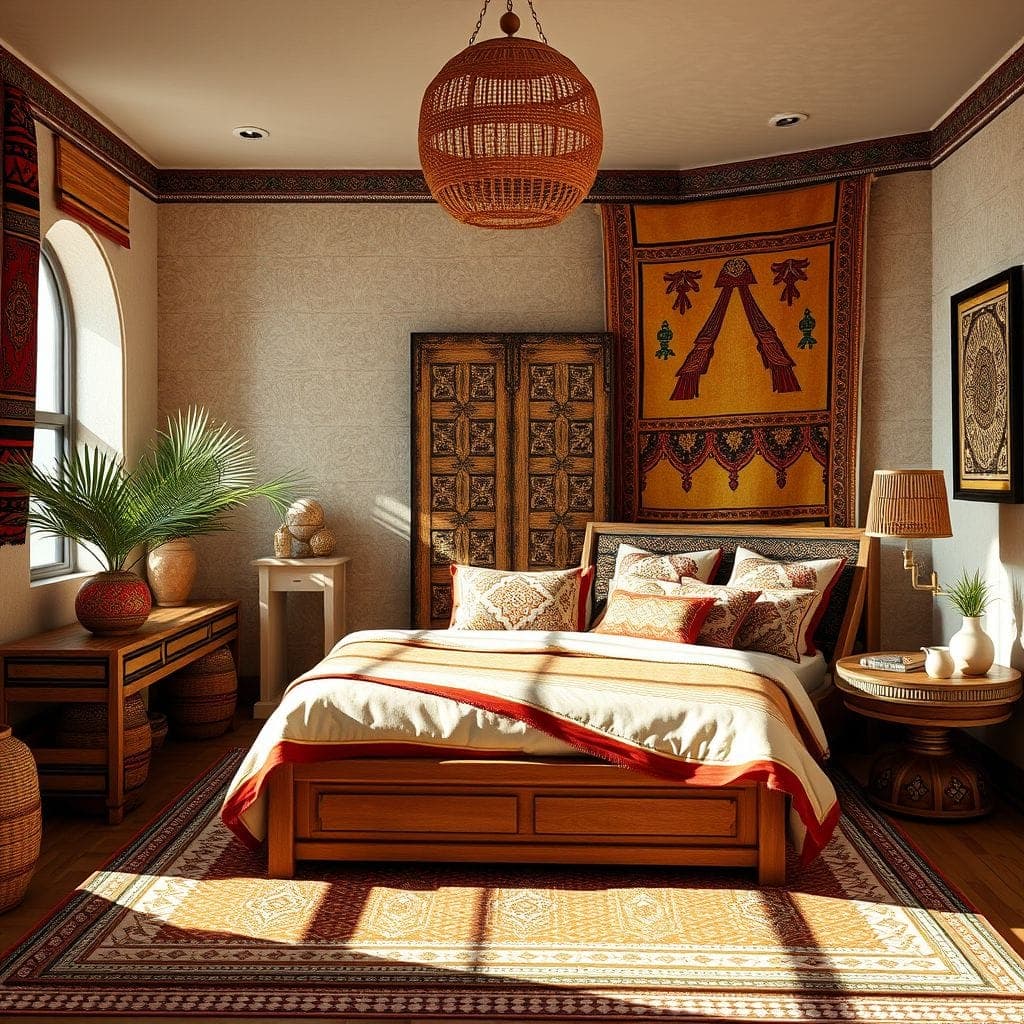 Tribal Bedroom design example 2
