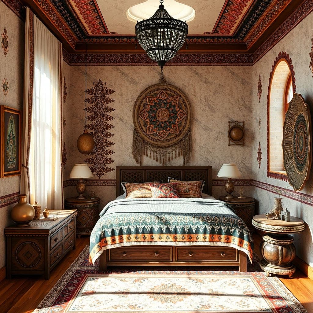 Tribal Bedroom design example 3