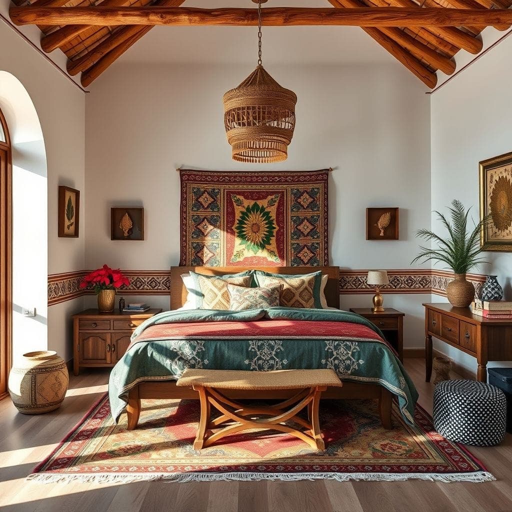 Tribal Bedroom design example 4