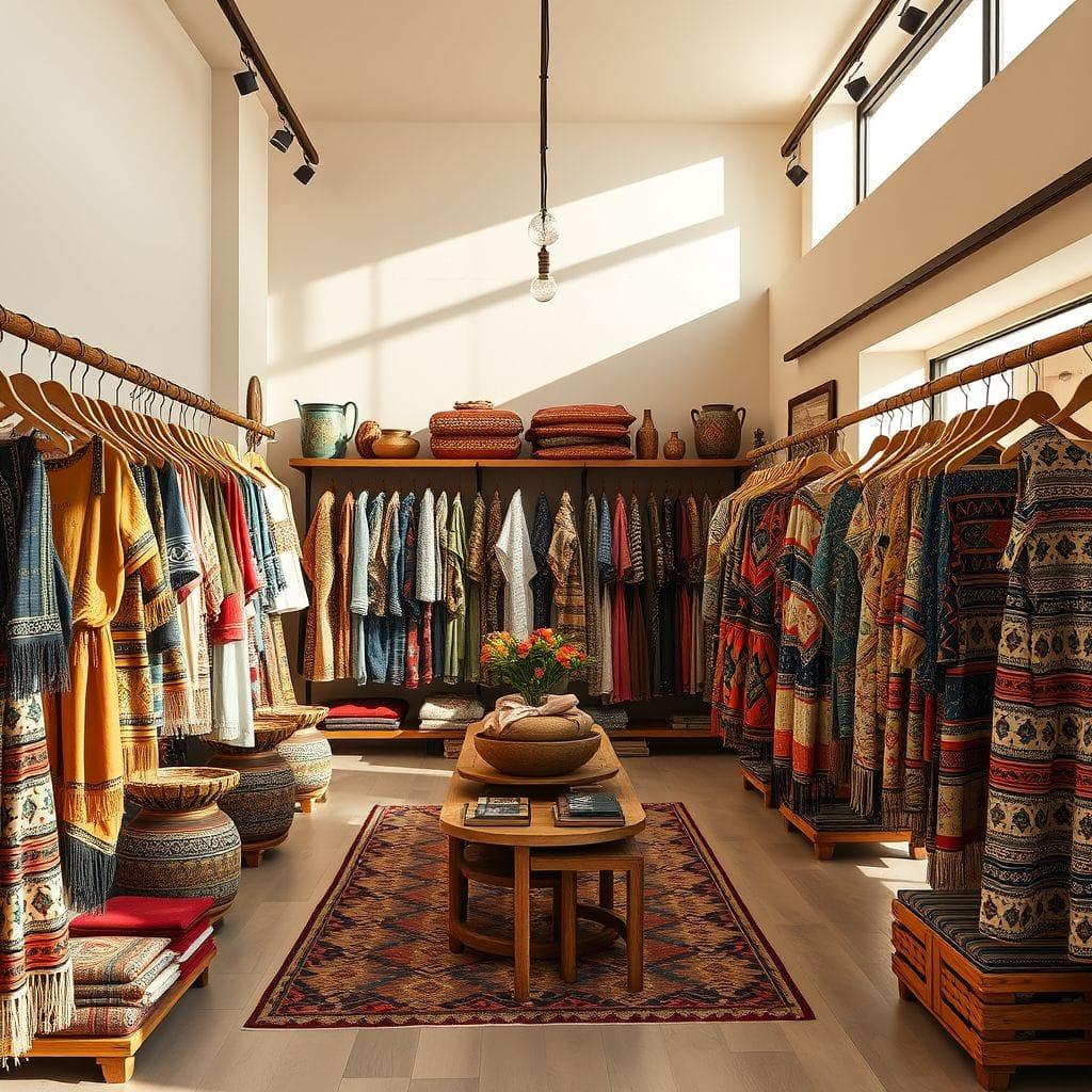 Tribal Clothing Store design example 1