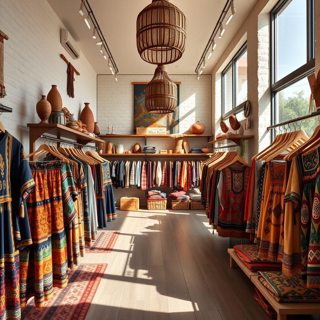Tribal Clothing Store design example 2