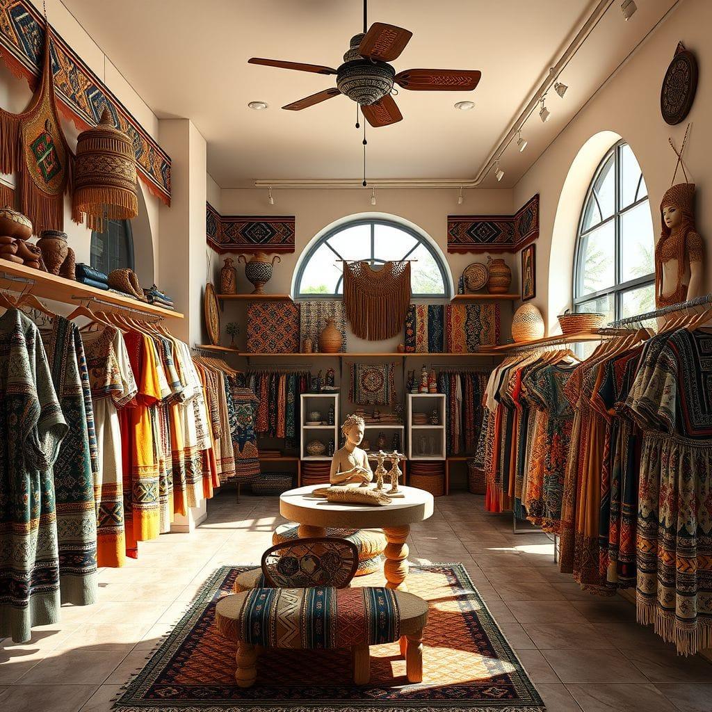 Tribal Clothing Store design example 3
