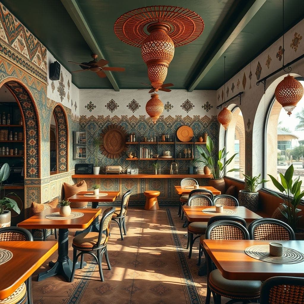 Tribal Coffee Shop design example 3