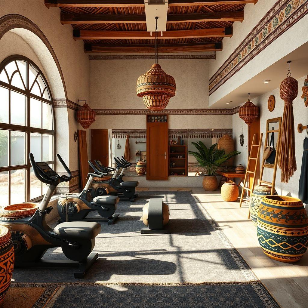 Tribal Garage Gym design example 3