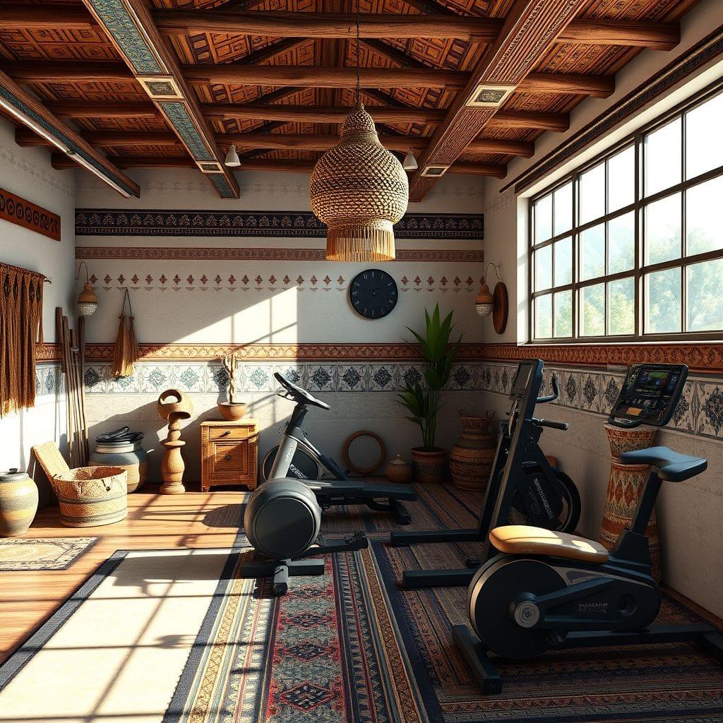 Tribal Garage Gym design example 4