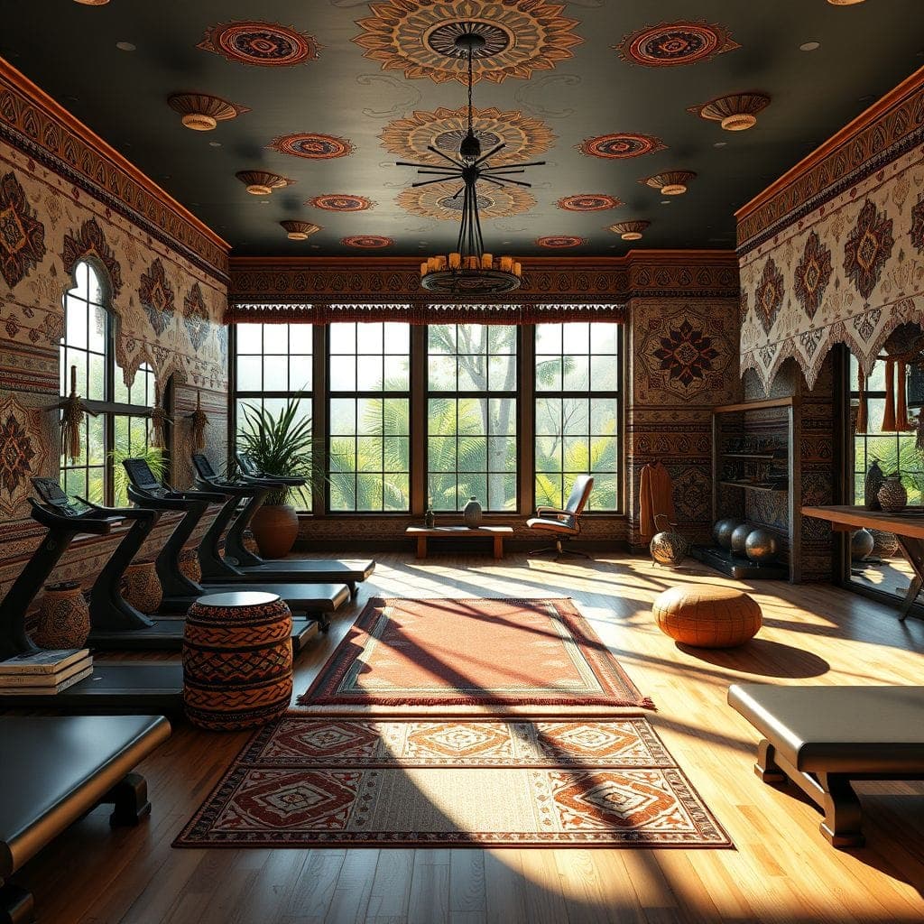 Tribal Gym design example 3